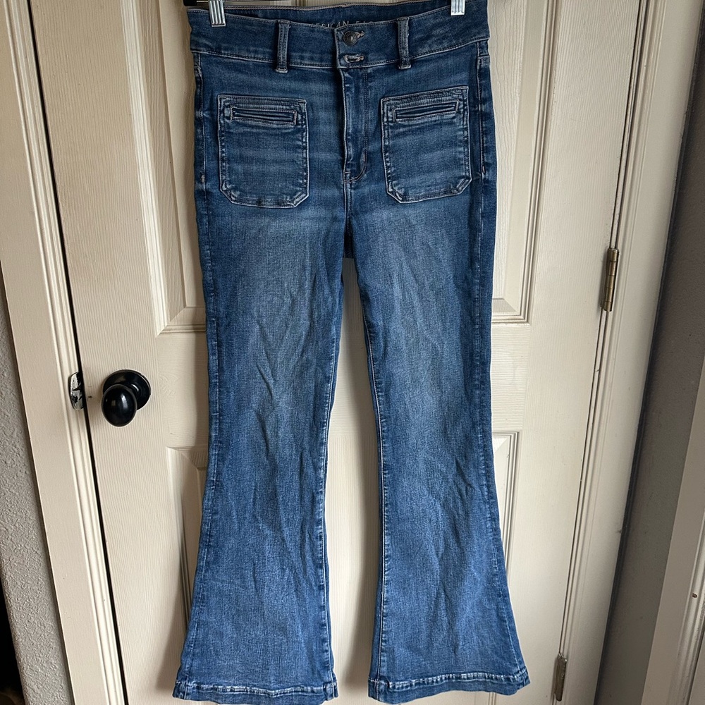 American Eagle Outfitters Blue Flare Jeans